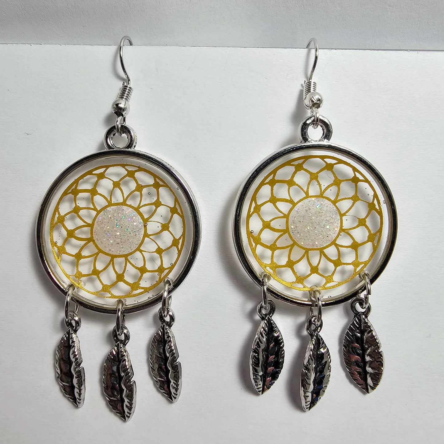 Dream catcher earrings